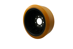 Nieuwe OEM-onderdelen Linde heftruck onderdelen 343x135-80 mm 7 gaten Linde onderdeel 9815054219 Duurzaam massief polyurethaan aandrijf- en tractiewiel - Product Image 5