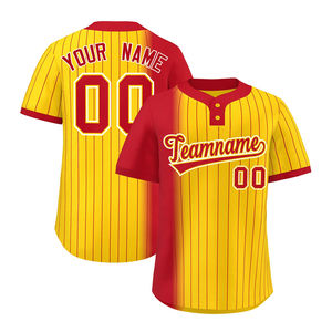 Maillot de baseball unisexe imprimé sur mesure de haute qualité avec logo personnalisé - Respirant, séchage rapide, manches courtes avec service OEM - Product Image 1