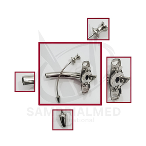 Cánula Traqueal Jackson de Grado Médico, Tubo de Traqueostomía, 4mm-13mm, Acero Inoxidable, Reutilizable, Juego de Instrumentos Manuales, con Certificación CE - Product Image 6
