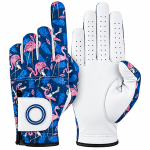 Dernier modèle de gants de golf en cuir Cabretta avec logo en caoutchouc personnalisé, pour droitiers et gauchers, supportant la personnalisation par le fabricant - Product Image 3