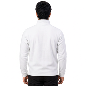 Sweat-shirt demi-zip en molleton bouclette épais, style streetwear, vente en gros, direct usine - Product Image 6