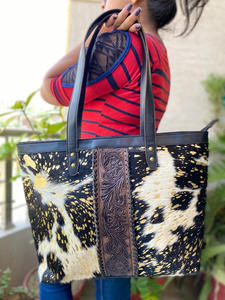 กระเป๋าถือแกะสลักด้วยมือมาใหม่กระเป๋าหนังขนสัตว์โลหะแท้ขนาดใหญ่กระเป๋าคอลเลกชันที่ยอดเยี่ยมของผู้หญิง - Product Image 3