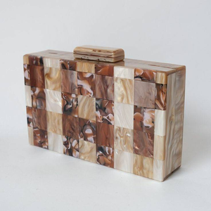 Luxury Design Resin Women's Clutch for Wedding and Party Available at Wholesale Price From India BY MULTI CRAFT - Product Image 1