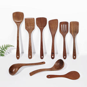 Juego de 4 Cucharas de Madera - Ecológicas, Aptas para Lavavajillas, Ligeras y Aptas para Microondas/Horno - Product Image 3
