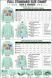 Sudadera de cuello redondo con logotipo personalizado bordado en chenilla, unisex, corte regular, informal, de punto para otoño, 100% algodón en la parte delantera. - Product Image 6