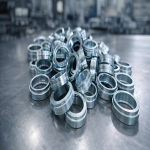 Anillo Hueco de Acero Inoxidable con Forma Geométrica Popular para Suministro Exclusivo Transfronterizo - Product Image 1