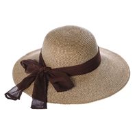 Sombrero de Paja de Poliéster para Resort Corrine D0100HACHHA