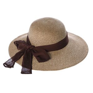 Cappello di paglia Corrine in poliestere per resort - Product Image 1
