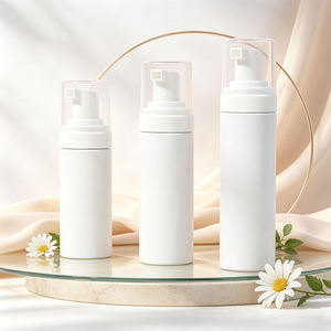 ขวดปั๊มโฟมล้างหน้าพลาสติก PET สีขาว Unalilia GZJY-23 (30/40/50/60/150 มล.) พิมพ์ลายซิลค์สกรีน ขวดอะมิโน - Product Image 3