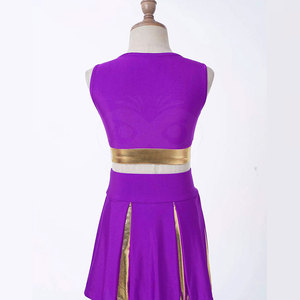 Uniforme de porristas personalizado con logo, de secado rápido, transpirable, profesional, de alta calidad, al por mayor, en venta. - Product Image 5