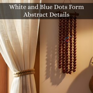 EXCEL EXPORTS Cuentas de Vidrio Hechas a Mano para Decoración de Pasteles de Boda, Color Rojo, 12 mm, 8 Pulgadas, Redondas |   Patrón de Puntos Metálicos |   Fabricación de Joyería DIY - Product Image 4