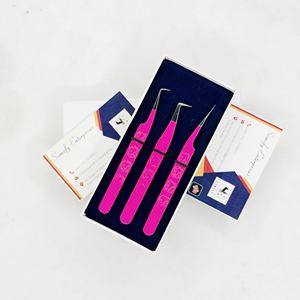 Nouveautés Somofy Enterprises Pince à épiler professionnelle pour cils, en acier inoxydable, antistatique, durable, précision 10 mm - Product Image 4