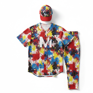 Professional Sublimated Baseball Uniforms Custom Print Team Jerseys Lightweight Breathable <b>Performance</b> <b>Wear</b> For All Leagues - Product Image 1