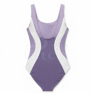 Traje de Baño de Una Pieza para Mujer, Estilo Deportivo, Personalizado, con Estampado por Sublimación, de Secado Rápido, Tejido Elástico, para Playa, Piscina y Deportes - Product Image 2