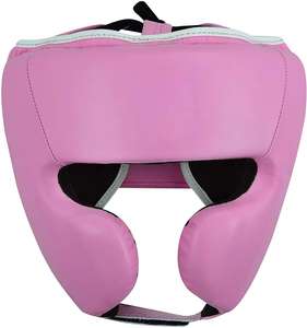 Protector de Cabeza de Boxeo Duradero de Alta Calidad con EVA y Cuero PU, Color y Logotipo Personalizables, Equipo de Protección para Kickboxing - Product Image 1