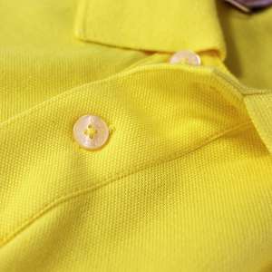 Camiseta Polo de Manga Corta de Tela Tejida Ligera de Alta Calidad con Estampado Sólido - Nuevo Modelo Personalizado con Botones Formales - Product Image 4