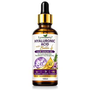 Suero Capilar con Ácido Hialurónico y Biotina LyonsBarry para el Cuidado del Cuero Cabelludo y la Barba, Fortalecimiento y Volumen del Cabello, 100 ml - Product Image 1