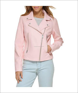 2024 nouveauté femme Biker Style veste séchage rapide coupe-vent Boomletcorp cuir veste toile tissu Collections - Product Image 1