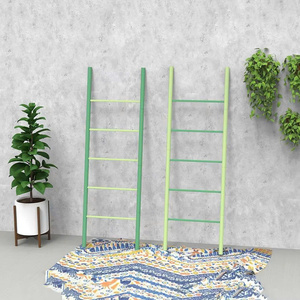 Étagère à serviettes autoportante en bambou à 3/4/5 niveaux |   Bambou massif écologique de 150 à 190 cm, OEM ODM |   Exportation en gros - Product Image 6