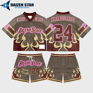 เสื้อฟุตบอลตาข่ายแบบมีลายสก็อต/สีพื้น ปักชื่อทีมได้ตามต้องการ โลโก้ด้านหน้า ผลิตจากโพลีเอสเตอร์ 100% ระบายอากาศได้ดี แห้งเร็ว แขนสั้น เหมาะสำหรับทุกฤดูกาล - Product Image 2