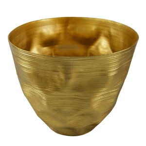 100% High Quality Hammered Metal Flower <b>Vase</b> / Tumbler <b>Unique</b> Flower <b>Vase</b> Home Desktop Accents Wholesale Factory Price - Product Image 1