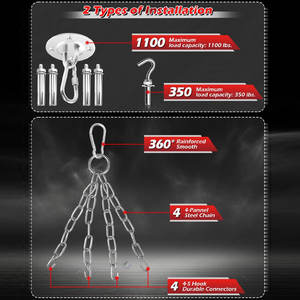 Sac de frappe de boxe en cuir durable de bonne qualité, nouvelle arrivée, personnalisable pour entraînement de boxe et de kick-boxing - Product Image 5