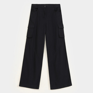 Pantalones de Mujer de Cintura Alta Elástica, Forro Polar Suave, Corte Bootcut, Estilo Casual Hip Hop, Servicio OEM Personalizado, Transpirables para Verano - Product Image 3