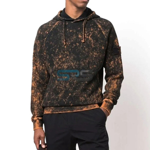 Streetwear Men Cotton Zipper-Up Hoodie Oversized Loose <b>Hip</b> Hop Casual Daily Wear Soft Warm 3D Embroidery Eco-Friendly OEM ODM - Product Image 5