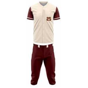 Low MOQ Factory Made Custom <b>Baseball</b> Uniform Premium Materials Custom <b>Baseball</b> Uniform Set with Sublimation Printing - Product Image 2