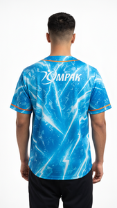Maillot de baseball unisexe tout usage, design par sublimation, évacuation de l'humidité, séchage rapide, 100 % polyester, pour le sport et les loisirs - Product Image 4