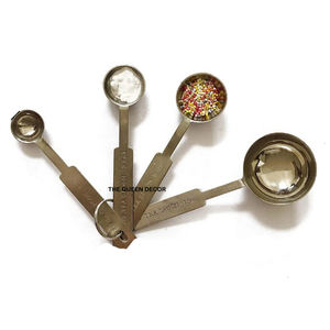 Cucharas Medidoras Metálicas Elegantes para Bodas y Otras Ocasiones, Exhibición de Alimentos en Mesa - Product Image 5