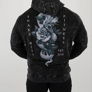 Sudadera con Capucha para Hombre de Alta Calidad, Lavado Ácido, Personalizada, Otoño, Spandex/Poliéster, Digital, Estilo Pullover, Bordado Desgastado, Ecológica, Corte Regular - Product Image 4