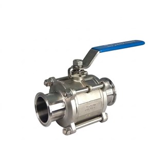 304 Stainless Steel Sanitary <b>Tri</b> <b>Clamp</b> Ball Valve Full Port Lever Handle Quick Connect 2 Inch Manual Water Control - Product Image 1