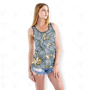 Camiseta sin mangas de compresión personalizada para hombre, 100% poliéster, para gimnasio y culturismo, espalda cruzada, venta al por mayor ODM - Product Image 2