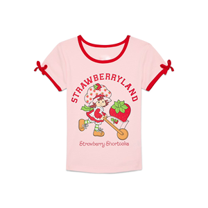 เสื้อยืดเด็กผู้หญิงคุณภาพดีที่สุดสำหรับการส่งออก พิมพ์ลายสวยงาม คอกลม สวมใส่สบาย ออกแบบเองได้ แขนสั้น - Product Image 3