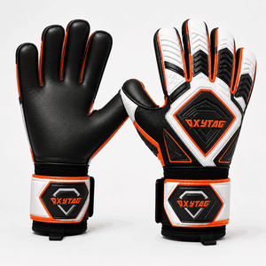 Guantes de Portero de Fútbol Profesionales, Palma de Látex Duradera con Agarre, Soporte Transpirable para la Muñeca, para Partido y Entrenamiento, Personalización de Marca - Product Image 6