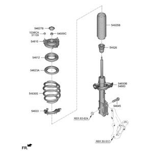 Niro New Leaf & Coil Springs 54630Q4000 - Product Image 2