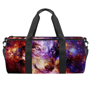 Bolsa Deportiva Moderna con Diseño Geométrico de Galaxia, Cierre de Cremallera de Poliéster, Correa Ajustable y Bolsillos Laterales para Deportes - Product Image 4