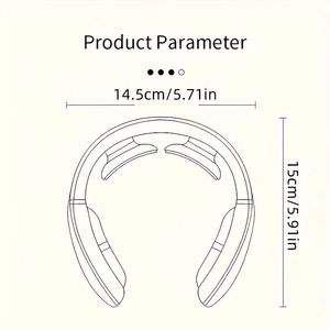 Massaggiatore Intelligente Multifunzione per Collo e Spalle con Vibrazione, Pratico Massaggiatore Cervicale per Uso Domestico - Product Image 6