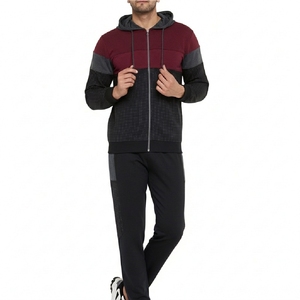 Ensemble de survêtement tendance pour homme, coupe slim, pour la salle de sport, la course à pied, vêtements de sport respirants - Product Image 3