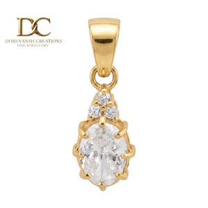 Dernière collection de bijoux fins certifiés IGI, pendentif en or jaune massif 10 carats avec diamant cultivé en laboratoire pour collier femme - Product Image 3