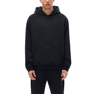 Sudadera con Capucha Raglán Extra Grande Personalizada para Hombre, de Lujo, en Blanco, Gruesa, Unisex, de 380, 400, 500, 610 GSM, Fabricada a Medida - Product Image 1