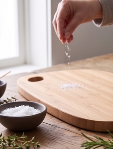 Planche à découper élégante et artisanale en bambou moderne, résistante au lave-vaisselle, pour la viande, le pain, la pizza, en bois d'acacia - Product Image 5