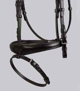 Bridon de cheval en cuir fantaisie avec forme anatomique et rembourrage doux, réglable - Product Image 6