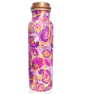 Vaso de cobre de metal Vaso de cobre para deportes, gimnasio, Aire libre, yoga, beneficios para la salud (30 oz) - Product Image 1