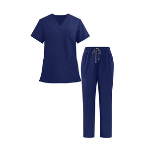 Nouvelle qualité supérieure, logo et taille personnalisés, tissu extensible pour uniformes médicaux et tenues d'hôpital pour hommes, vêtements de soins de santé. - Product Image 1