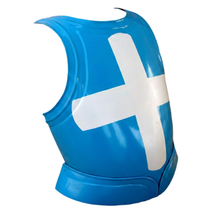 Armure médiévale Chevaliers Templiers, Plastron métallique coloré, Forme personnalisée polie, Impression numérique, Art de collection - Product Image 2