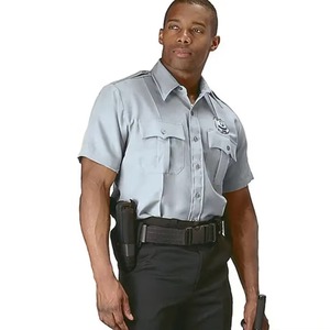 Camisas de Uniforme para Guardias de Seguridad al por Mayor para Hombre, 65% Poliéster, 35% Algodón - Product Image 1