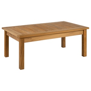 Modern Solid Wood Rectangle Dining Table Minimalist Design Stable Home Furniture - Product Image 1