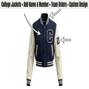 Chaqueta Varsity Corta 2025 para Mujer, Chaqueta Letterman Personalizada con Nombre y Logotipo, Bordado Chenille, Chaqueta Bomber Corta - Product Image 3